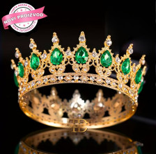 KRUNA MISS - Metal - Zlato Zelena